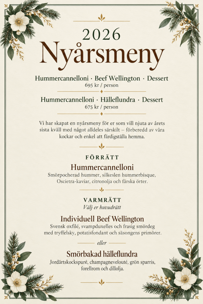 Nyårsmeny