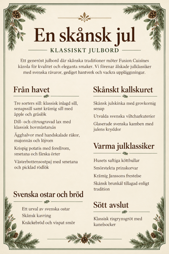 Skånskt julbord